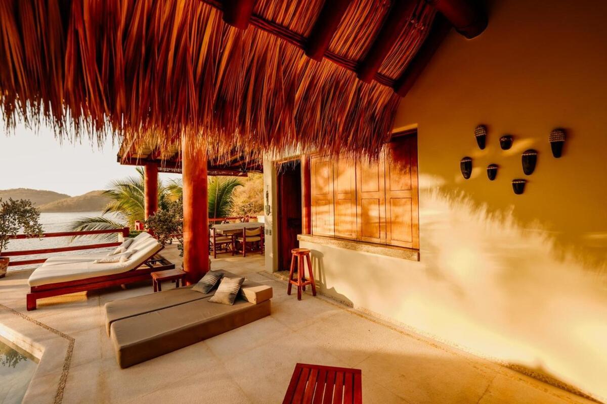 Dream Villa With Private Beach And Catering Zihuatanejo Buitenkant foto